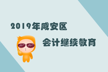 2019年湖北省咸安區會計繼續教育規則概述