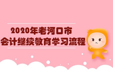 2020年老河口市會計繼續教育學習流程