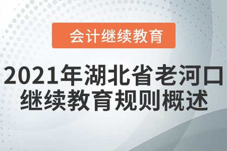 2020年湖北省老河口會計繼續教育規則概述