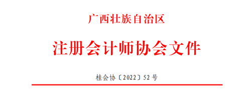 廣西壯族自治區注冊會計師協會關于2022年視頻點播網絡培訓的通知