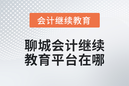 2024年聊城會計人員繼續教育平臺在哪？